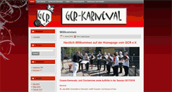 Desktop Screenshot of gcr-karneval.de