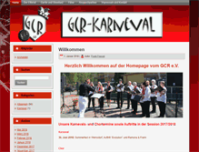 Tablet Screenshot of gcr-karneval.de